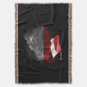 Polen-Flagge Decke (Vorderseite Vertikal)