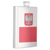 Polen-Flagge Flachmann (Rechts)