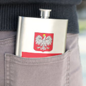 Polen-Flagge Flachmann (Beispiel)