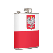 Polen-Flagge Flachmann (Rechts)