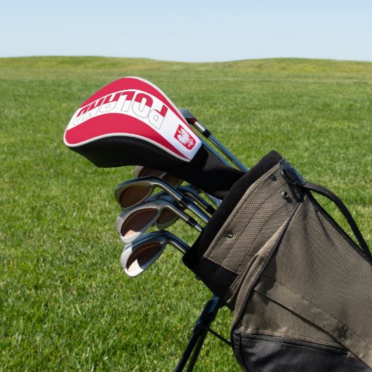 Polen Flagge Gorgetic Patriotic Golf Headcover (In SItu)