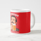 Polen Flagge Jumbo-Tasse (Vorderseite Rechts)