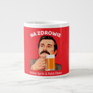 Polen Flagge Jumbo-Tasse