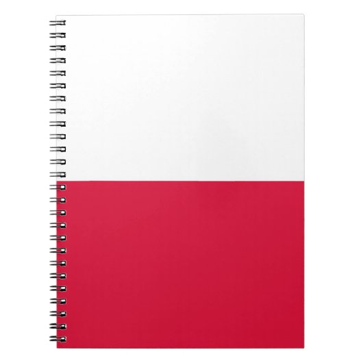 Polen-Flagge Notizblock (Vorderseite)