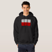 Polen - Flagge Polen Hoodie (Vorne ganz)