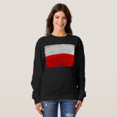 Polen - Flagge Polen Sweatshirt (Vorne ganz)