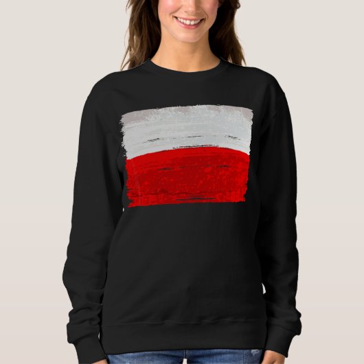 Polen - Flagge Polen Sweatshirt (Vorderseite)