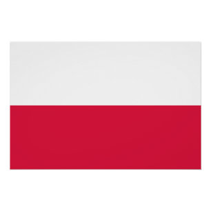 Polen Flagge Poster
