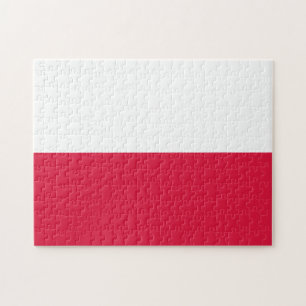 Polen-Flagge Puzzle
