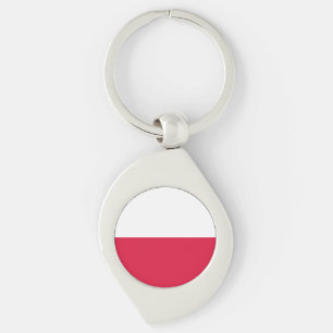 Polen-Flagge Schlüsselanhänger