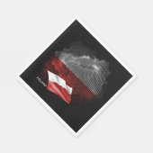 Polen-Flagge Serviette (Ecke)