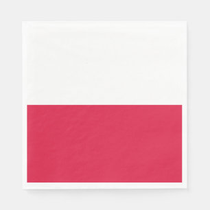 Polen Flagge Serviette