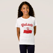 Polen-Flagge T-Shirt (Vorne ganz)