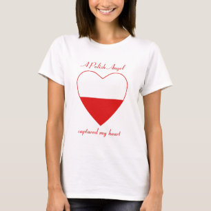 Polen-Flagge T-Shirt für den Schatz