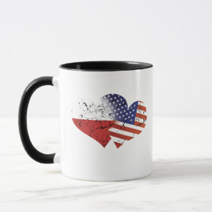 Polen-Flagge Tasse