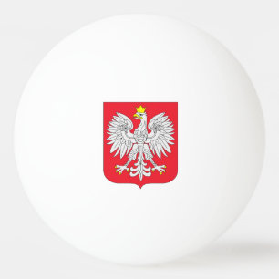 Polen-Flagge Tischtennisball