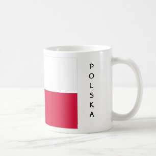 Polen-Flaggen-Tasse Kaffeetasse