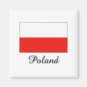Polen - Flaggengestaltung Magnet