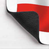 Polen Flaggenmousepad Mousepad (Ecke)