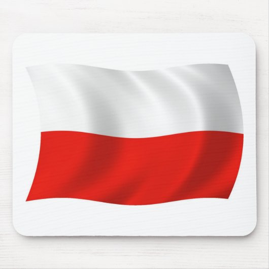Polen Flaggenmousepad Mousepad (Vorne)