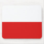 Polen Flaggenmousepad Mousepad (Vorne)