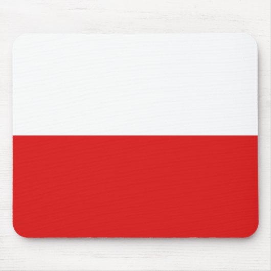 Polen Flaggenmousepad Mousepad (Vorne)