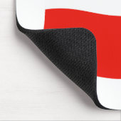 Polen Flaggenmousepad Mousepad (Ecke)