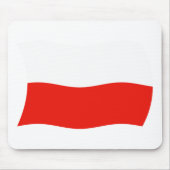 Polen Flaggenmousepad Mousepad (Vorne)