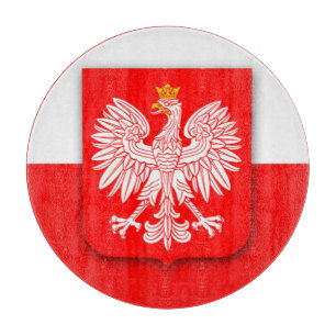 Polen Flaggenpatriotisch Polska Reisen Europa Schneidebrett