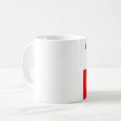 Polen Flaggenstaat Weltmeisterschaft 2022 Fußball  Kaffeetasse (Vorderseite Links)