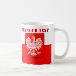 Polen Flaggenstaat Weltmeisterschaft 2022 Fußball  Kaffeetasse