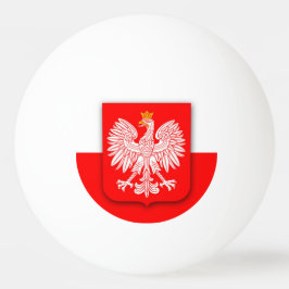 Polen Flaggenstaat Weltmeisterschaft 2022 Fußball Tischtennisball