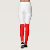 Polen Flaggenstaat Weltmeisterschaft 2026 Fußball Leggings (Rückseite)