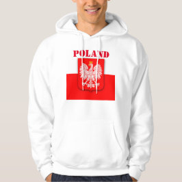Polen Flaggenwelt Patriotischer Fußball Fußball Po Hoodie