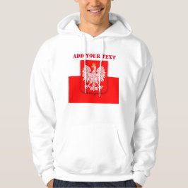 Polen Flaggenwelt Patriotischer Fußball Fußball Po Hoodie