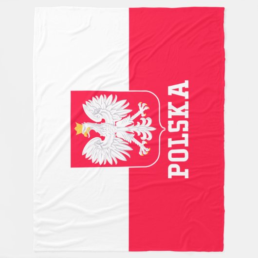 Polen Fleecedecke (Vorderseite)
