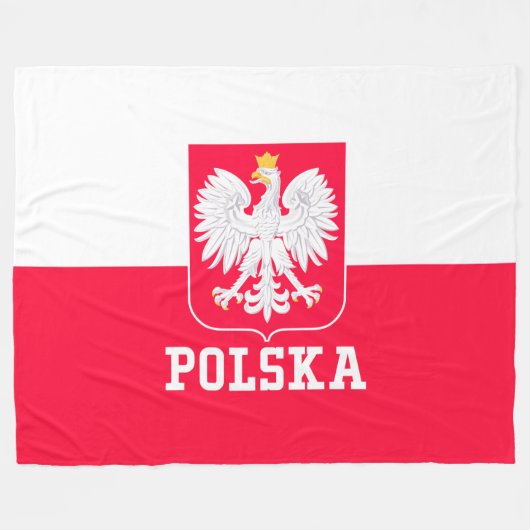 Polen Fleecedecke (Vorderseite (Horizontal))