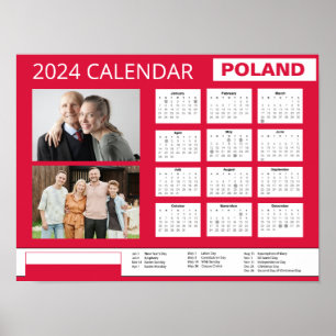 Polen Foto hinzufügen 2024 Kalender Polnische Poster