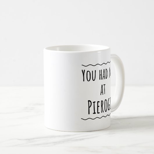 Polen Funny Pierogi Geschenk Tasse (VorderseiteRechts)