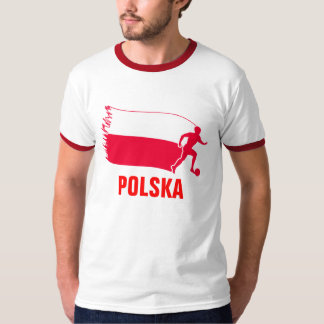 Polen-Fußball-Flagge T-Shirt