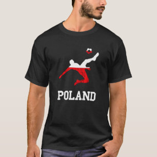Polen Fußball-Team Ball Player Polska Polnischer A T-Shirt