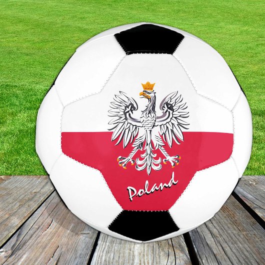 Polen - Fußball und Polnische Flagge / Sport