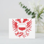 Polen gegrungert postkarte (Stehend Vorderseite)