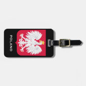 POLEN Gepäckmarke / POLSKA Bagażu Gepäckanhänger (Vorderseite horizontal)