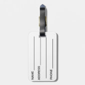 POLEN Gepäckmarke / POLSKA Bagażu Gepäckanhänger (Rückseite vertikal)