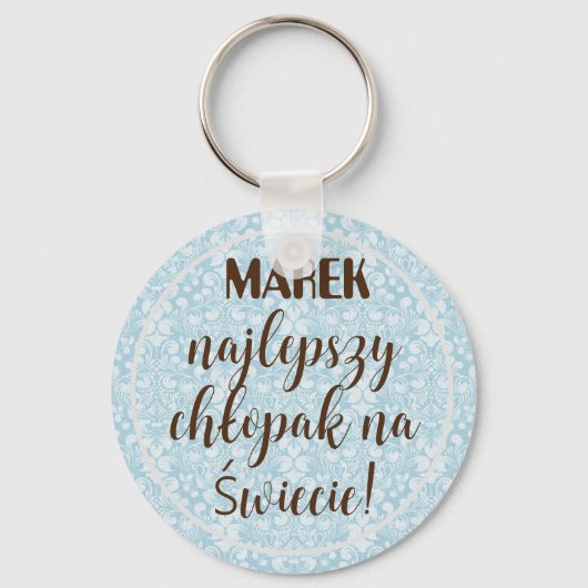 Polen Geschenk in polnischer phantastischer Präzis Schlüsselanhänger (Vorderseite)