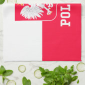 Polen Geschirrtuch (Gefaltet)