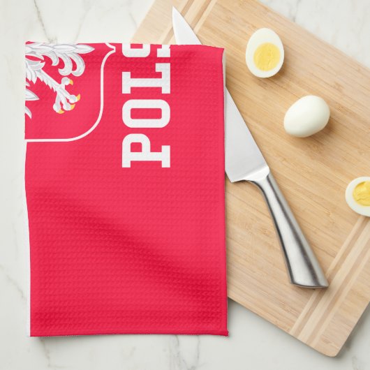 Polen Geschirrtuch (Viertel Falte)