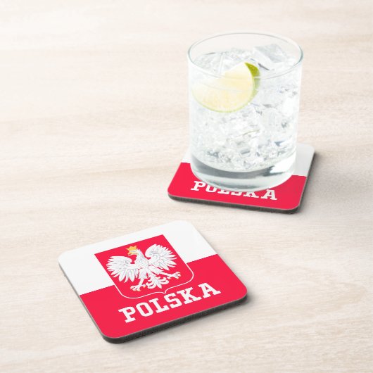 Polen Getränkeuntersetzer (Rechte Seite)