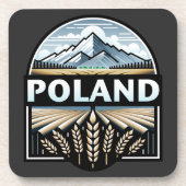 Polen Getränkeuntersetzer (Vorderseite)